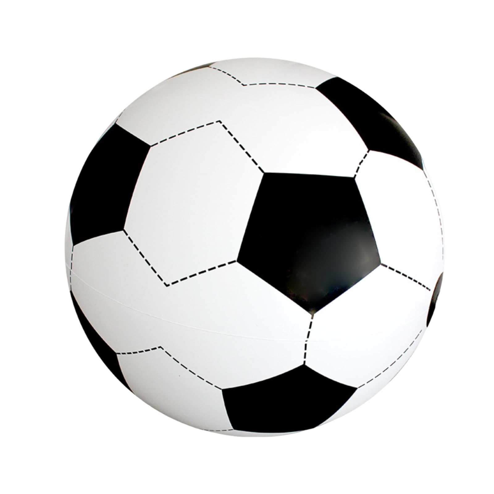 31.5 Inch Giant Inflatable Soccer Ball, 80cm Large PVC Inflatable Beach Football, Durable Blow Up Ball for Kids Adults, Pool Party & Beach Summer Sports Supplies
