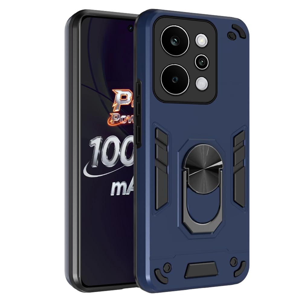 Realme P4 5G Armor Case - Rotating Ring & Kickstand -8
