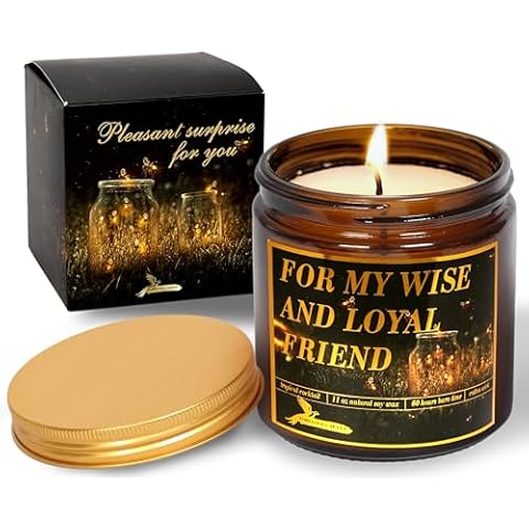 Large Gift Candles with Wish Card Cover