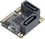 ASM1061 Mini PCIE to SATA3.0 Expansion Cards Adapter Converter Controller A native PCI-Express single chip design