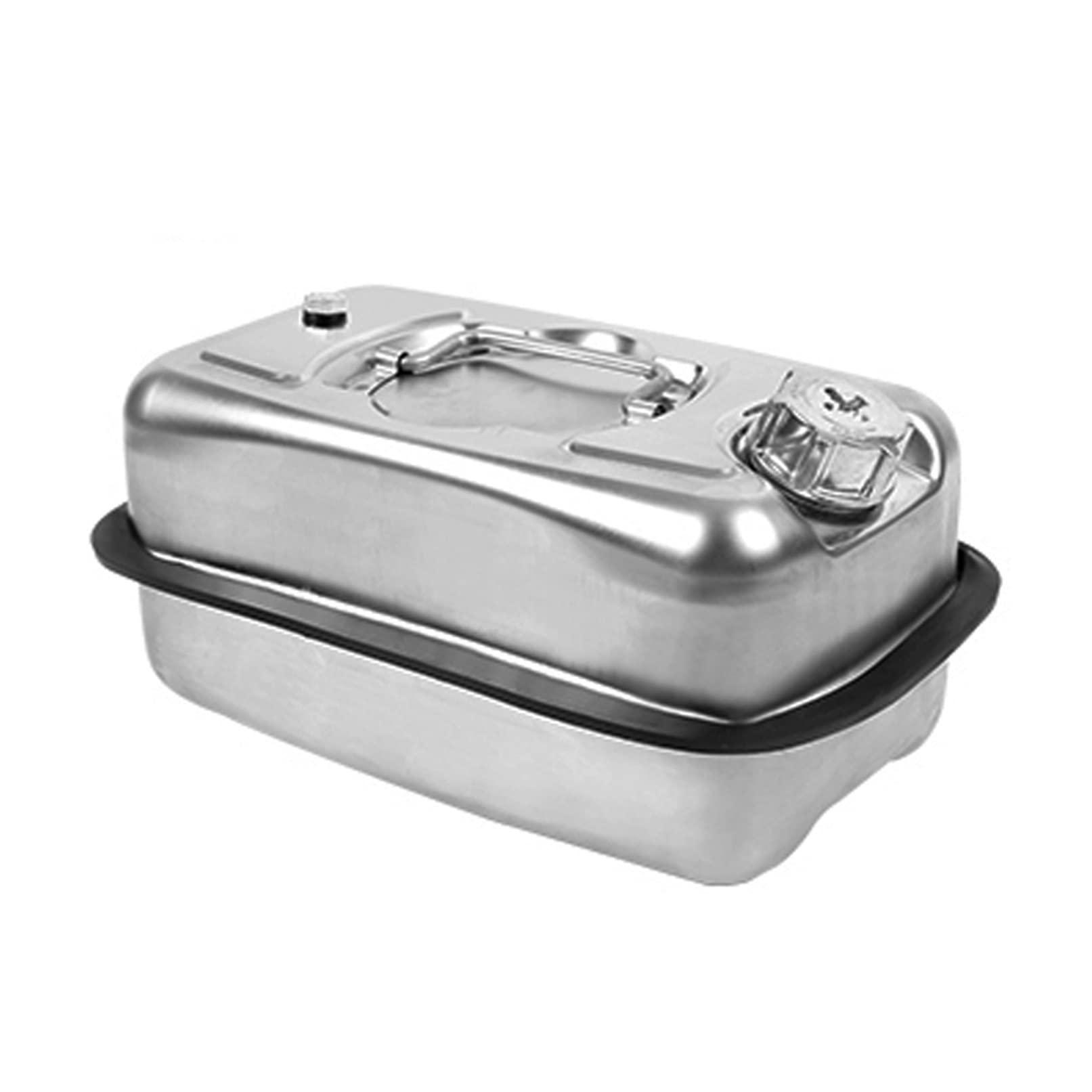 3L/5L Edelstahl Benzinkanister Kanister Metall Kraftstoffe mit Ausgießer Wasserkanister Zulassung Treibstoffkanister diesel reservekanister kraftstoffkanister aus Ersatzkanister (Size : 5L)