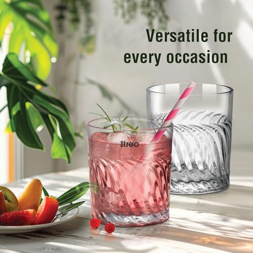 Image of Treo by Milton Tide Juice Tumbler I Premium Glass Set of 6 for Water, Cold Drink I Perfect for Home, Restaurants and Parties. 230 ml