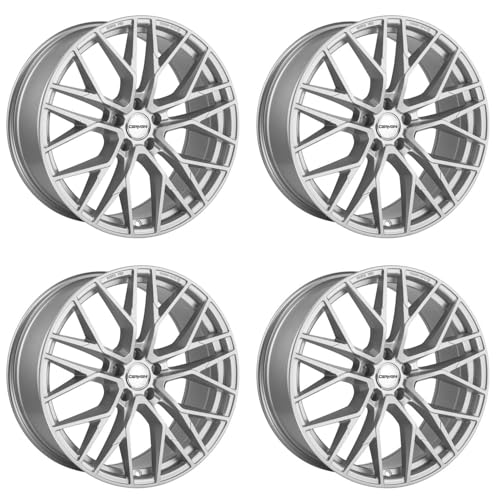 4x Carmani alloy rims 20 Ludwig 8.5x19 ET30 5x114.3 white silver