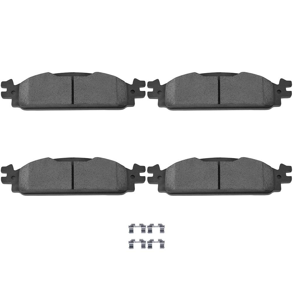SCITOO D1376 Front Ceramic Brake Pads Sets Fit For Ford For Flex 2009-2011,For Ford For Taurus 2010-2011,For Lincoln MKS 2009-2011,For Lincoln MKT 2010-2011