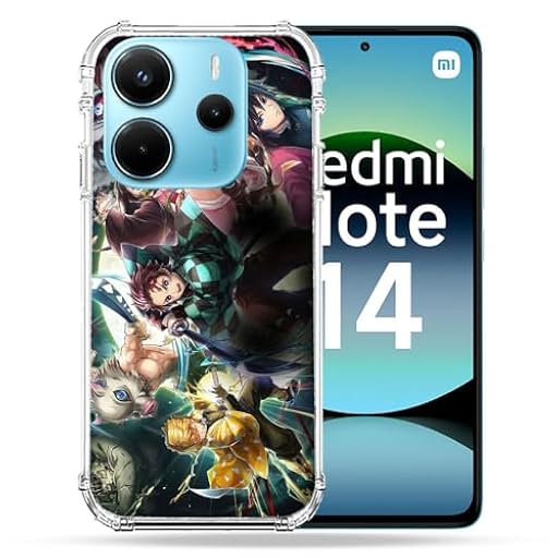 Cokitec - Carcasa Reforzada para Xiaomi Redmi Note 14 4G Manga Demon Slayer Group | Ya disponible en tu tienda friki favorita! En mundofriki.es! Cokitec - Carcasa Reforzada para Xiaomi Redmi Note 14 4G Manga Demon Slayer Group | Ya disponible en tu tienda friki favorita! En mundofriki.es!