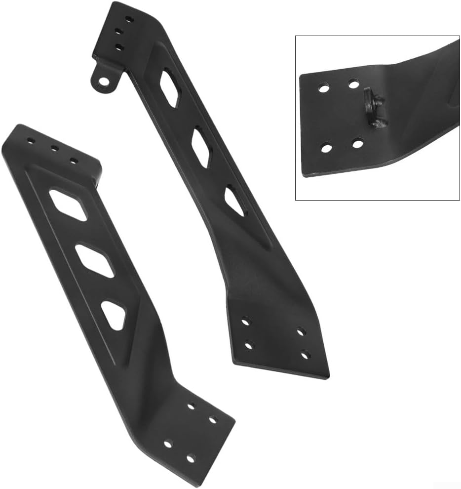 Electric Scooter Frame Left And Right Support Beams Fit For Kukirin/Fit For G2 Max, Load-Bearing Replacement, Aluminum Alloy Construction, Scooter Chassis Support(Left + right black)