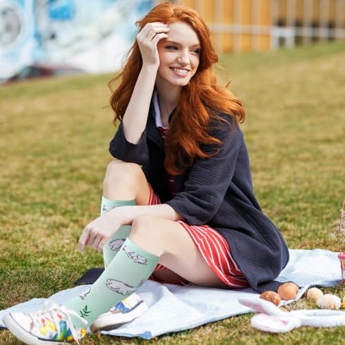 Image of American Trends Women Softball Socks Knee High Tube Socks Long Baseball Soccer Socks for Youth Girls