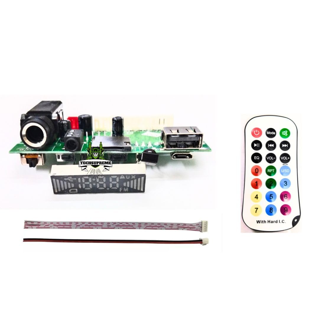 TechSupreme Tower Speaker Board Bluetooth Fm USB AUX Card MP3 Stereo Player Remote kit (B0CHMT58J3) Amazon Price History, Amazon Price Tracker