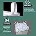 HWRHGE (2 packs) FIBC Bulk Bags, Container Bags, Load Capacity 2200Ib 35 