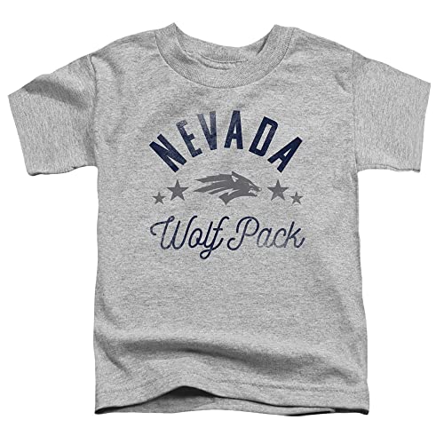 University of Nevada, Reno Official Wolf Pack Unisex Toddler T Shirt,Athletic Heather, 2