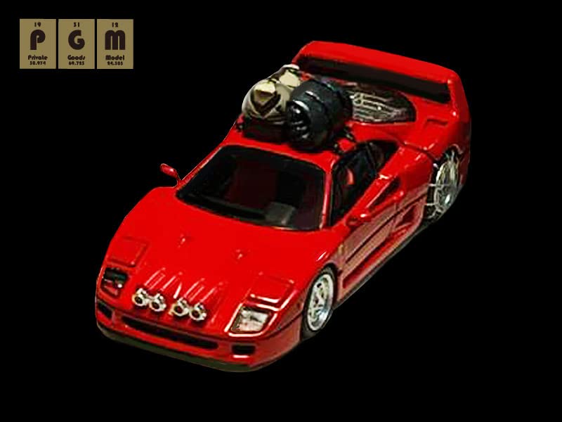 PGM 1/64 F40 Red Snow Drifting Ver. Finished Product : Amazon.co 