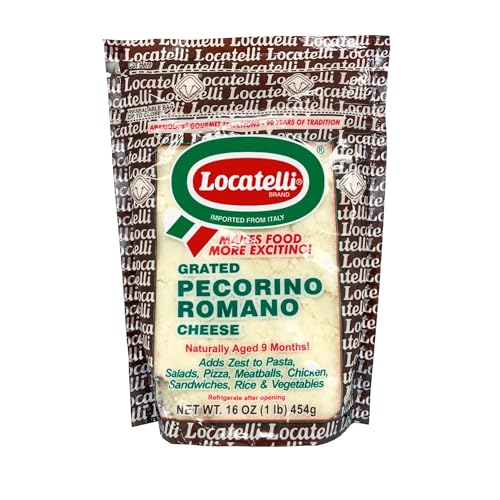 Locatelli Grated Pecorino Romano Cheese, 16 oz Bag | Importe...