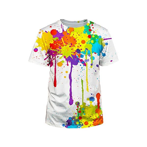 Kayolece Unisex 3D Realistic Printed Casual Short Sleeve T-Shirts