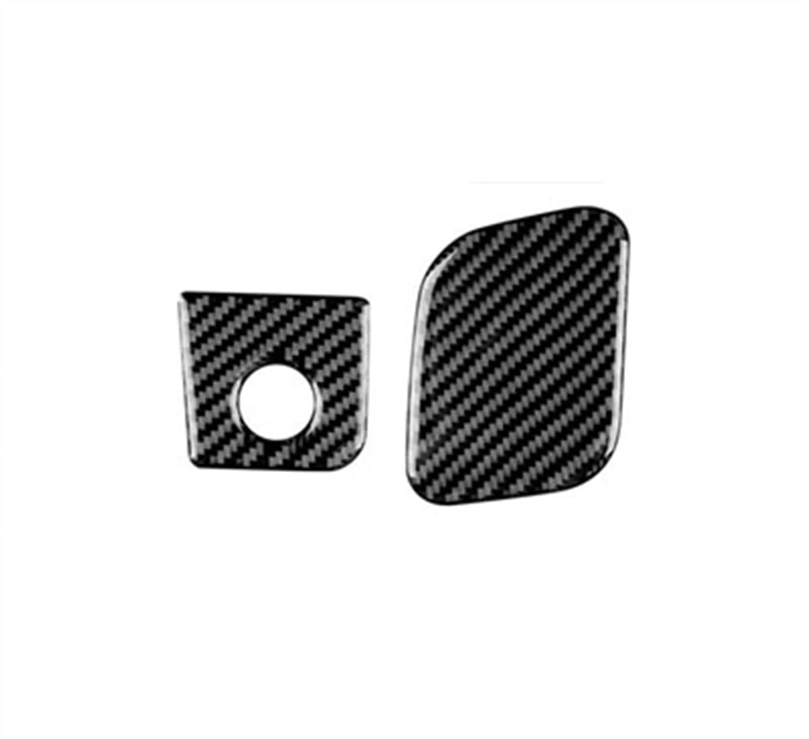 Piwine Carbon Fiber Car Interior Driver Positions Seat Storage Box Trim Sticker For Ford For Mustang 2015-2022