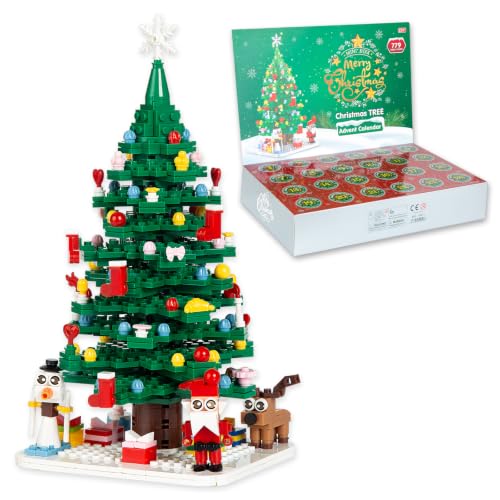 Calendario De Adviento 2026, Juego De Construcción De Árbol De Navidad, Cuenta Regresiva De Navidad, Bloque De Construcción, 779 Unidades, Juego De 24 Días, Árbol De Navidad, Cajas Sorpresas, Regalos