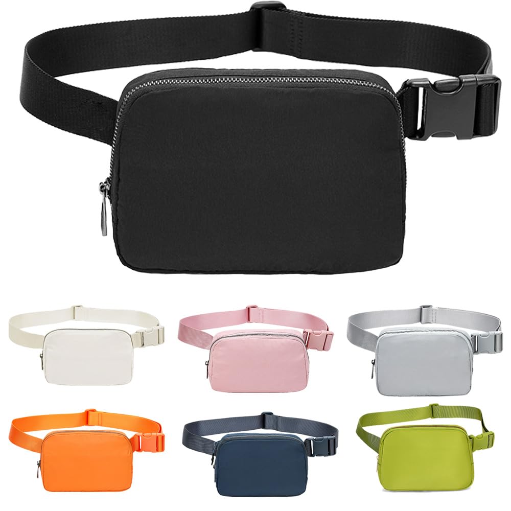 Custom Embroidered Belt Bag for Women Men,Personalized Mini Waist Pack,Crossbody Bag with Adjustable Strap for Sport Travel