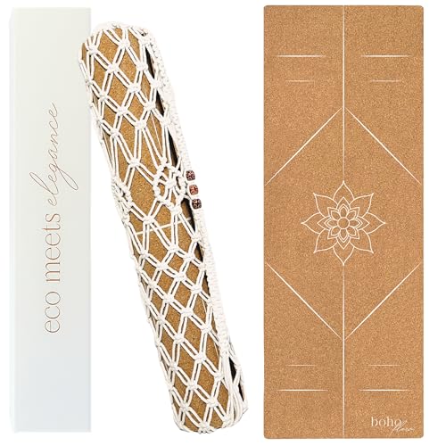 Boho Flow Cork Yoga Mat