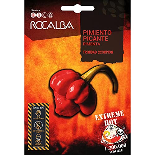 Semillas Pimiento Picante Trinidad Scorpion Rocalba Cover