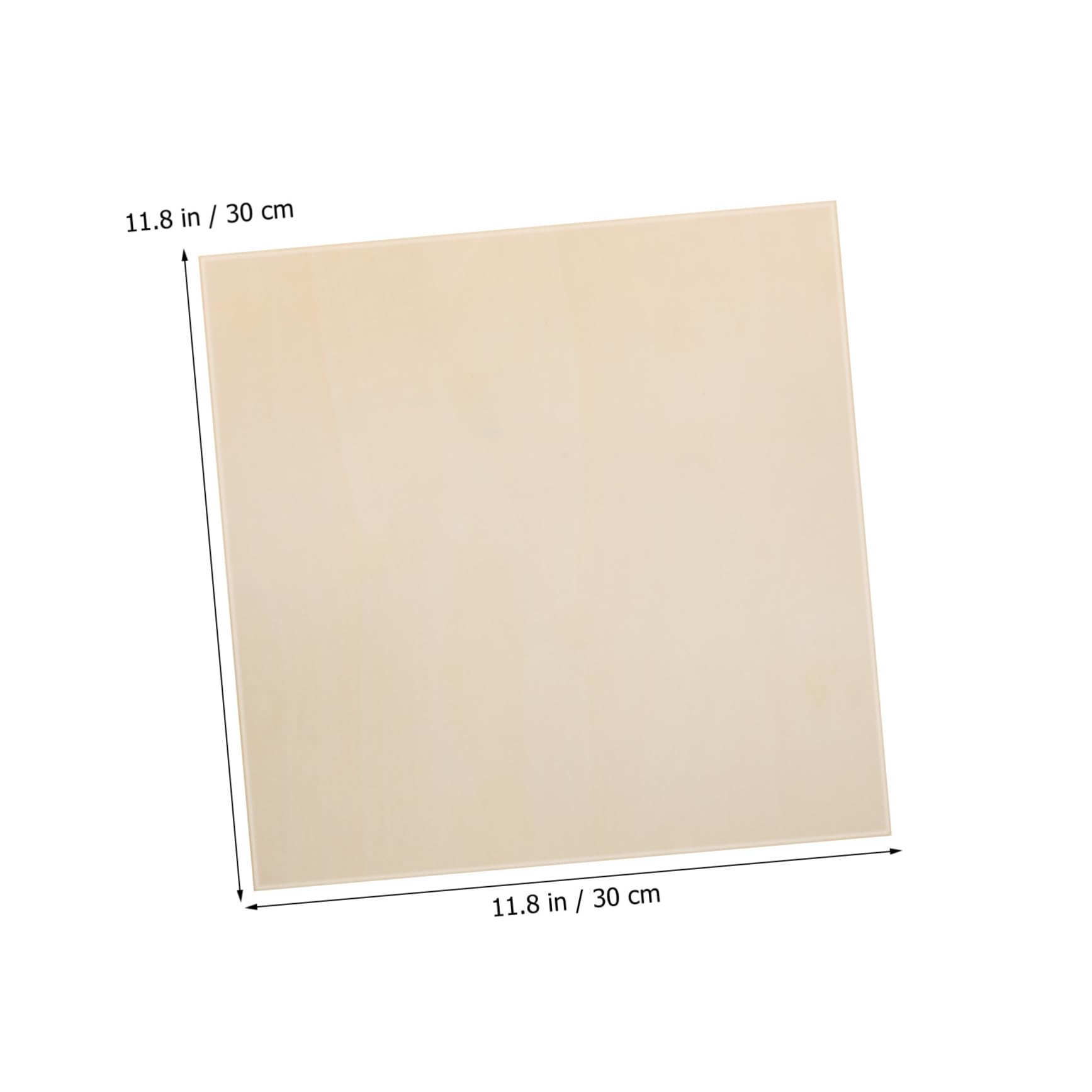 12 Pezzi Quadrati in Legno per Hobby Creativi e Decorazioni