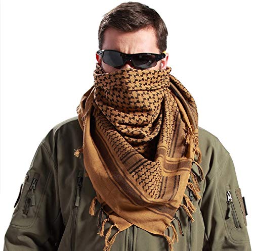 image for FREE SOLDIER 100% Cotton Scarf Military Shemagh Tactical Desert Keffiy