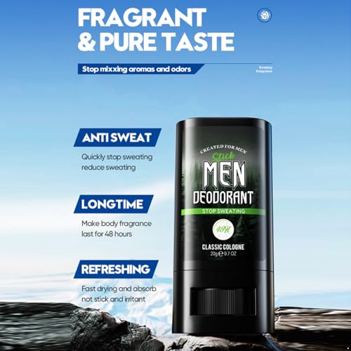 Desodorante en barra Hansber para hombres, fresco y compacto miniatura 3