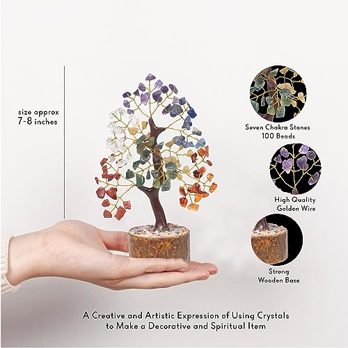 PYOR Chakra Tree Of Life, Gifts for Her Crystal Tree, Crystals, Tree Of Life, Seven Chakra Tree, Lucky Tree, Healing Crystals - Image 4