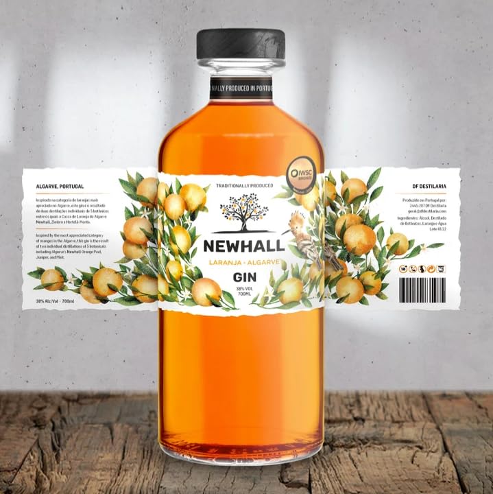 NEWHALL Premium Gin aus der Algarve Portugal (0,7L Flasche)