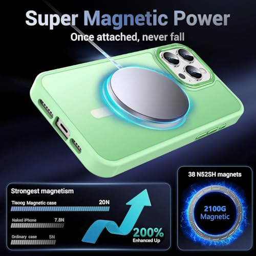 Magnetic iPhone 15 Pro Case with Strong MagSafe & Drop Protection