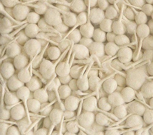 Miniatura 4 de Khandekar Handicrafts - Mechas de algodón y lana para lámpara de aceite, lámparas de aceite redondas de Diya Batti, linternas, velas, mechas Puja,