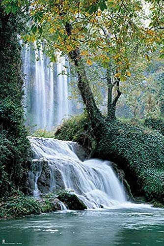 Close Up Póster Paisaje - Cascada (61cm x 91,5cm) + Embalaje para Regalo
