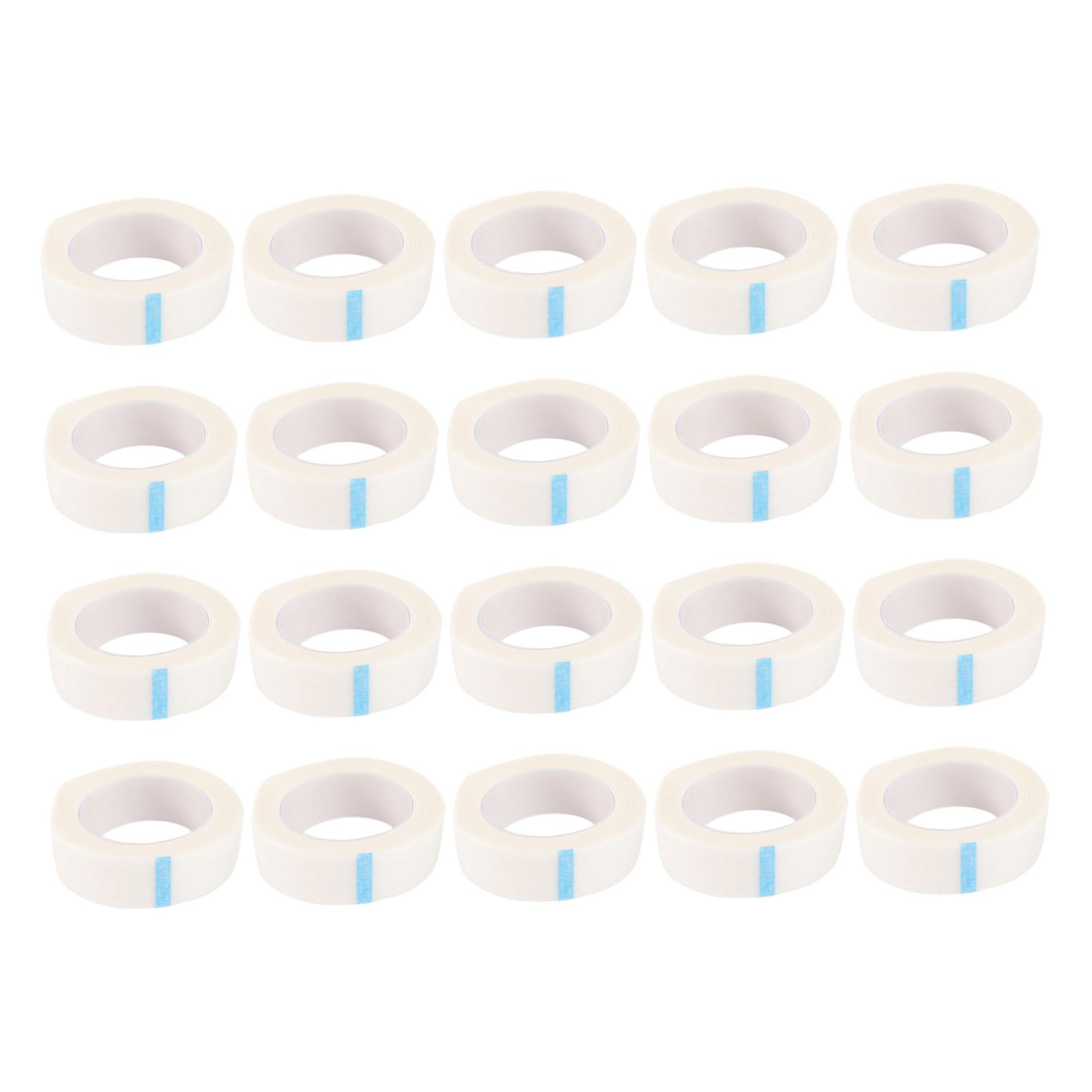 Beatifufu Insulate Separate Lashes 20pcs Beauty Salon Strip Tape Essential Eyelash Extension Tool for Home Salon