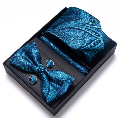 Corbata para hombre en caja regalo para traje boda negocio miniatura 1