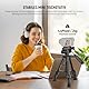 NEEWER Basic Mini Tischstativ für iPhone & Kamera mit 3 Wege Schwenk Neigekopf, Griff & Fernbedienung, Tischstativ für Videotelefonie mit 1/4 Platte für DSLR Kamera , maximale Belastung 13lb, TP02