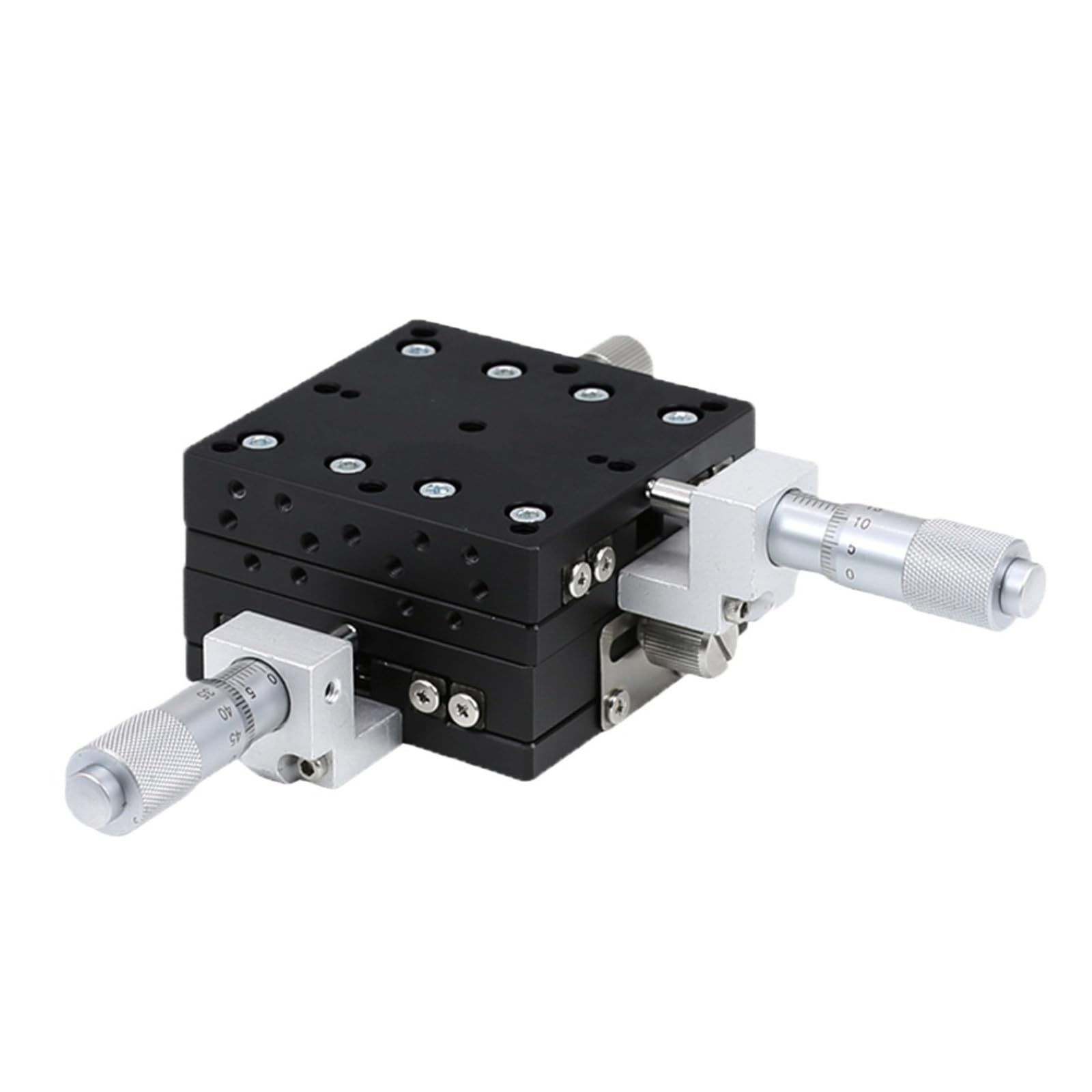 IGNVXMGKP XY Axis 60x60mm LY60-R LY60-L LY60-C Linear Platform Sliding Table Horizontal Rail Type Trimming Table Manual Displacement Platf(LY60-L)
