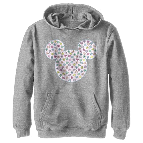 Sweat Mickey Disney pour enfant en taille M coloris gris chiné avec oreilles