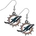 NFL Miami Dolphins Dangle Earrings