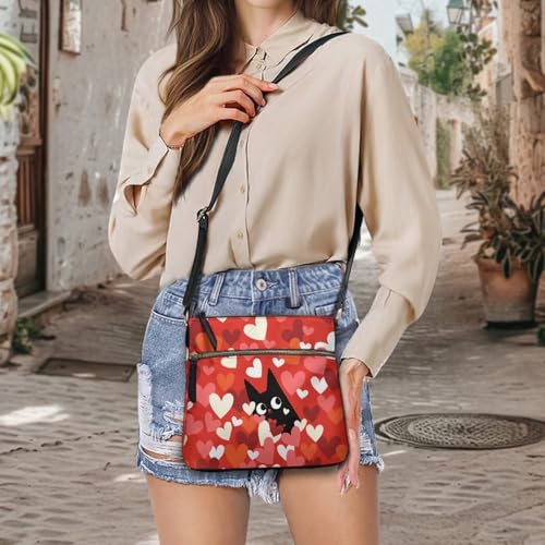 Image of Leather Purses for Women, Leather Hobo Bags for Women Travel Sling Purse Triple Zippered Pockets Shoulder Bag