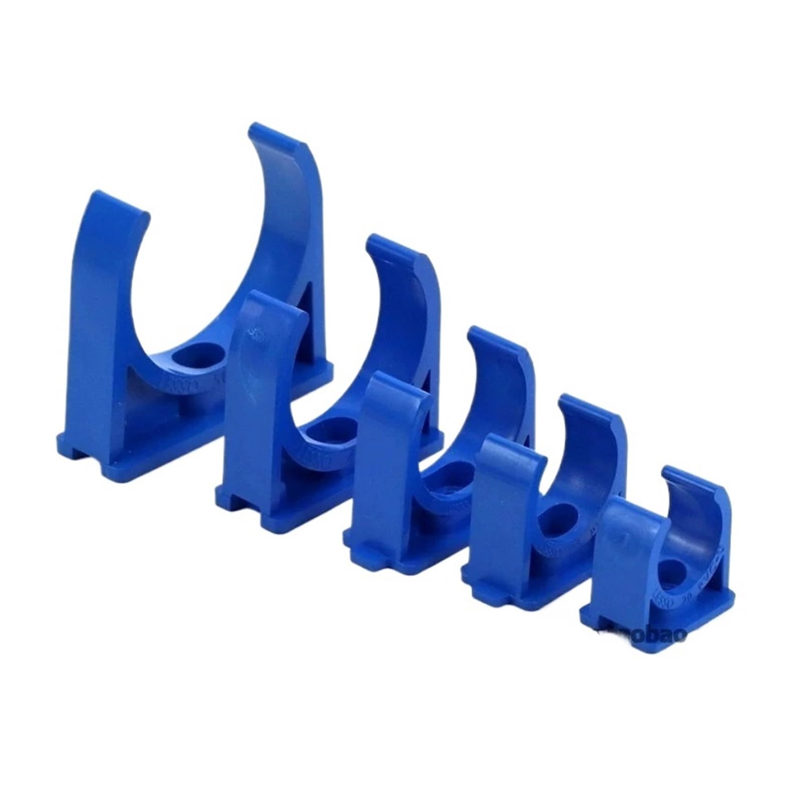 Conectores soporte agua y accesorios riego jardín en abrazaderas de tubo PVC