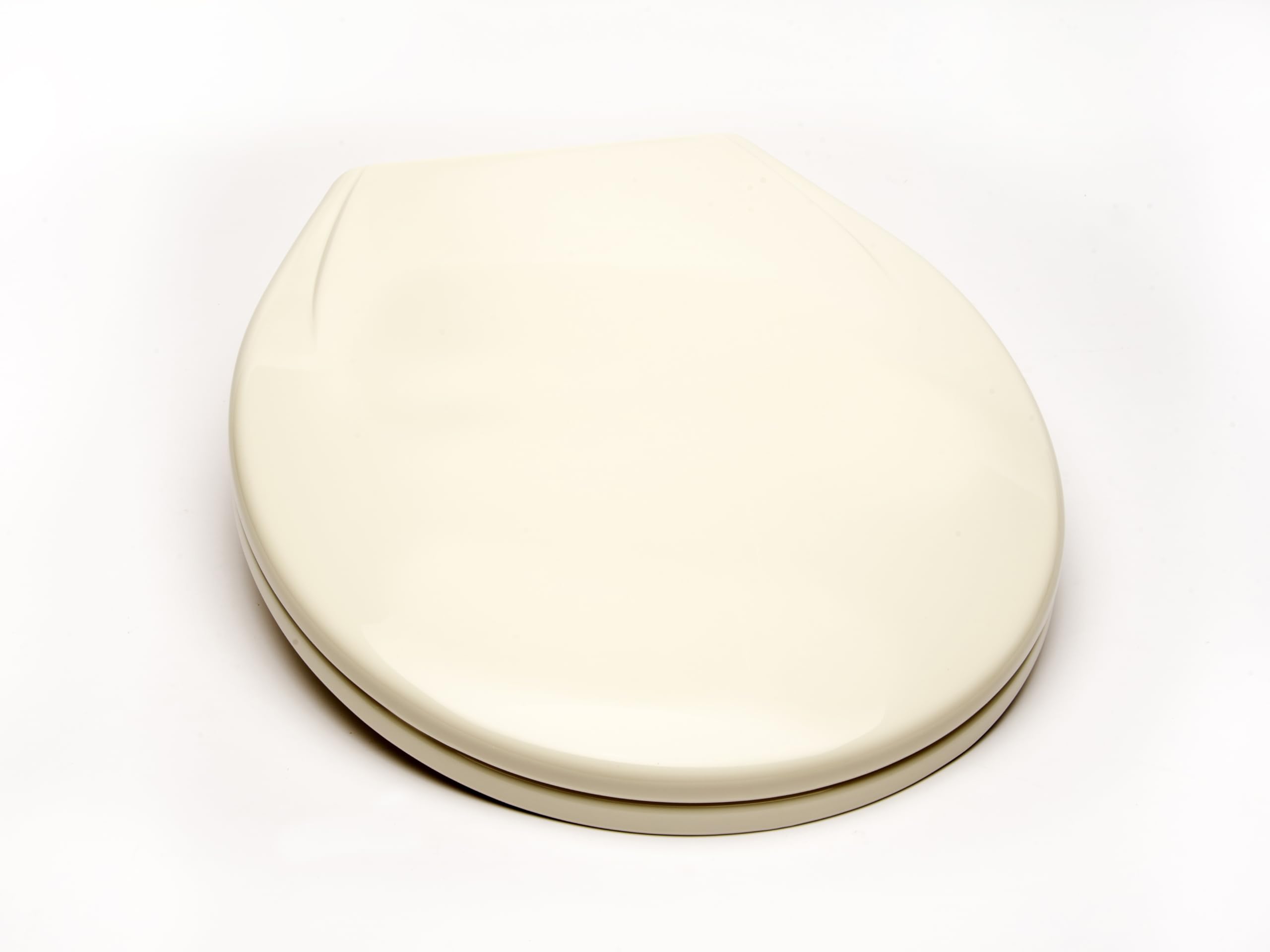 Abattant WC fermeture lente et charnière réglable en plastique