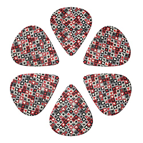 Lot de 6 médiators pour guitare acoustique, guitare électrique, basse, ukulélé à carreaux, fins, moyens et épais. - Les Beatles, Paul McCartney, John Lennon, RIngo Starr, George Harrison Lot de 6 médiators pour guitare acoustique, guitare électrique, basse, ukulélé à carreaux, fins, moyens et épais. – Image 5