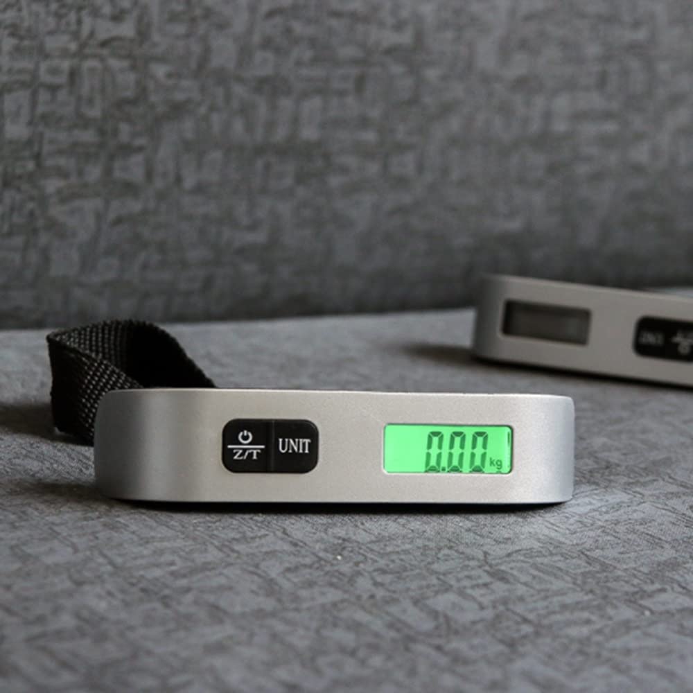 Waga bagażowa, przenośna waga cyfrowy wyświetlacz LCD 50kg ręczna walizka torba podróżna waga hak elektroniczna waga ważąca