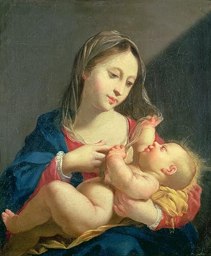 Tableau Dame et enfant par Jacob Voet pour sublimer le design de votre salon
