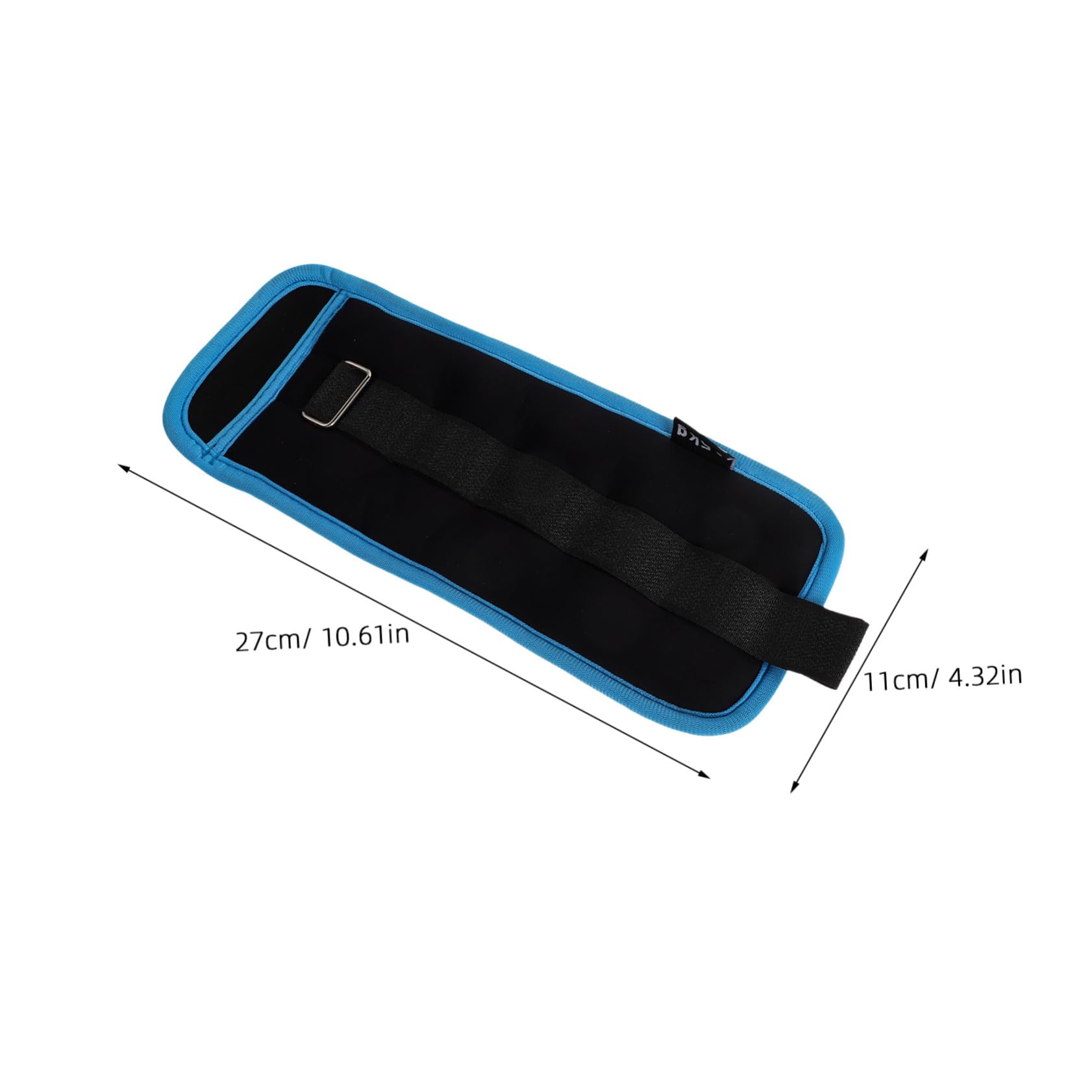 KOMBIUDA Cavigliere Pesate Regolabili 2 Pezzi, Pesi Portatili da 0,5kg in Neoprene e Ferro, per Allenamento Core e Jogging, Pesetti Polsi