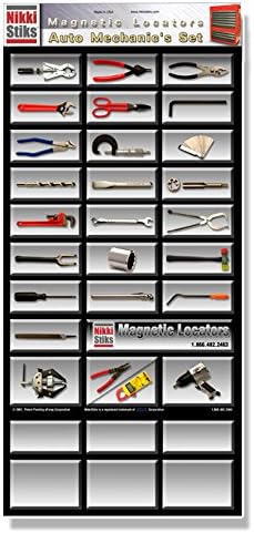Auto Mechanic Graphic Magnetic Tool Box Label Set