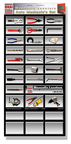 Nikki Stiks Auto Mechanic Graphic Magnetic Tool Box Label Set