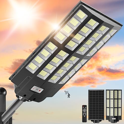 8000W Solar Lights Outdoor, 7000K Solar Street...