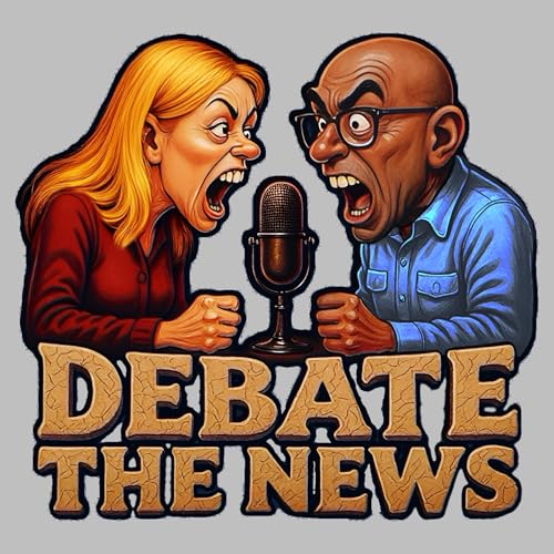 DEBATE THE NEWS Podcast Por Jonathan Bing arte de portada