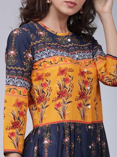 Image of Vishudh Women's Kurta | Comfortable Ethnic Wear for Daily Use | Lightweight & Breathable Indian Top