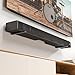 songsoso Soundbar Mounts Under TV for Bose, Sony, Saiyin, VIZIO, LG, Samsung, Roku - Dolby Atmos Compatible Soundbar Wall Mount Bracket, Sound Bar Shelf, Soundbar Stand Under TV Up to 20LB