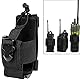 Kyrio Versatile Radio Holder Case Verstellbare Aufbewahrungsbox für Werkzeuge, multifunktionales taktisches Molle Zwei Wege Radio Holster, Walkie Talkie Heavy Duty Holder Case Schwarz